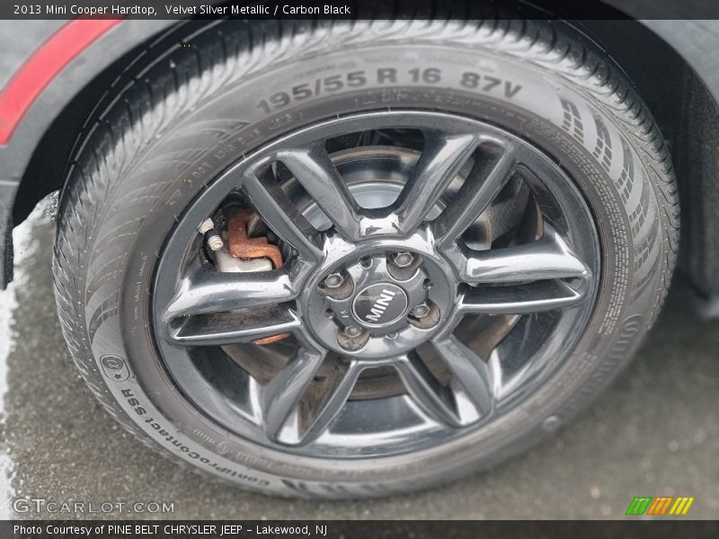 Velvet Silver Metallic / Carbon Black 2013 Mini Cooper Hardtop