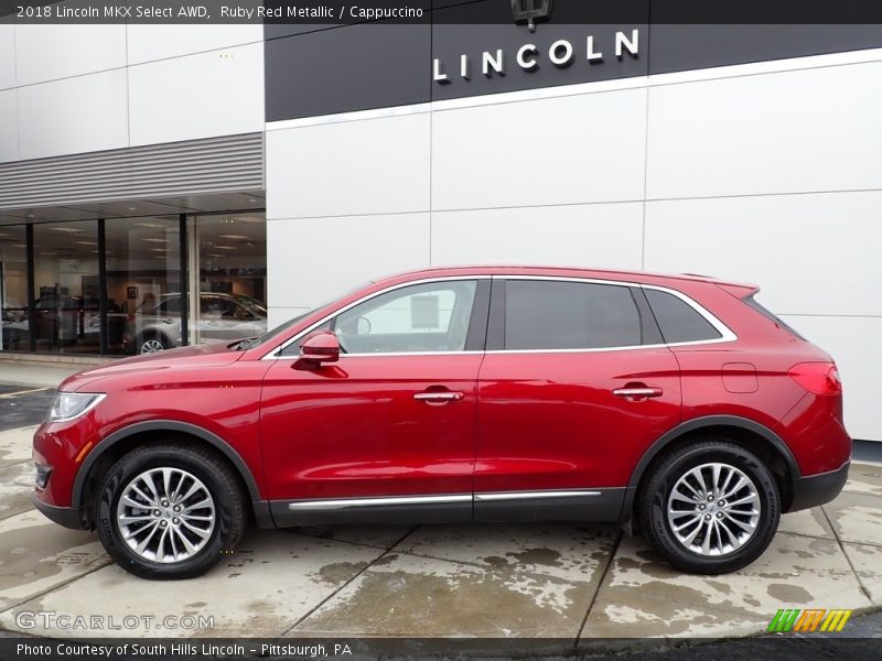  2018 MKX Select AWD Ruby Red Metallic