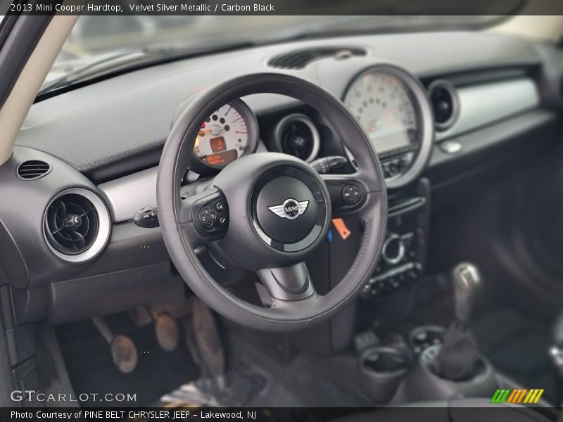 Velvet Silver Metallic / Carbon Black 2013 Mini Cooper Hardtop