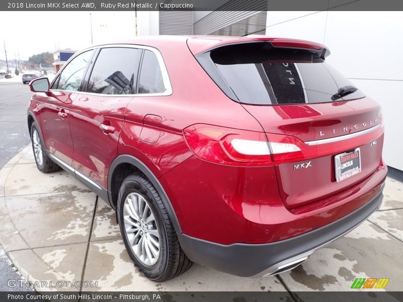 Ruby Red Metallic / Cappuccino 2018 Lincoln MKX Select AWD