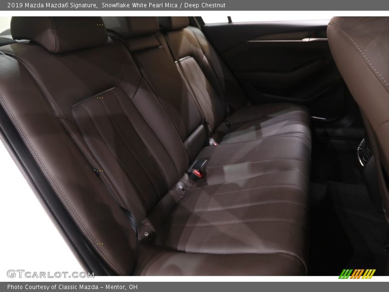 Snowflake White Pearl Mica / Deep Chestnut 2019 Mazda Mazda6 Signature