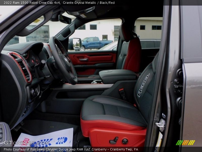 Front Seat of 2022 1500 Rebel Crew Cab 4x4