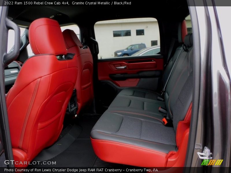 Rear Seat of 2022 1500 Rebel Crew Cab 4x4