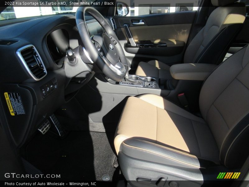 Snow White Pearl / Black 2022 Kia Sportage SX Turbo AWD