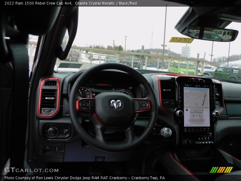 Dashboard of 2022 1500 Rebel Crew Cab 4x4