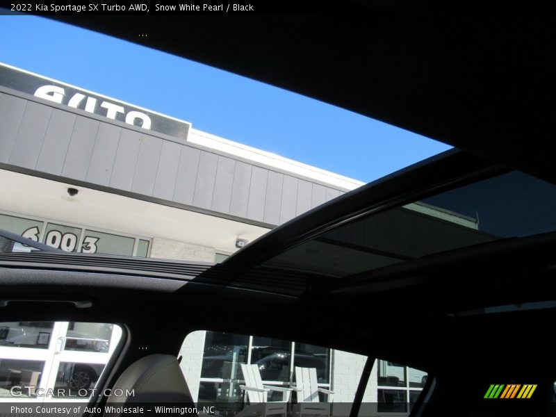 Snow White Pearl / Black 2022 Kia Sportage SX Turbo AWD