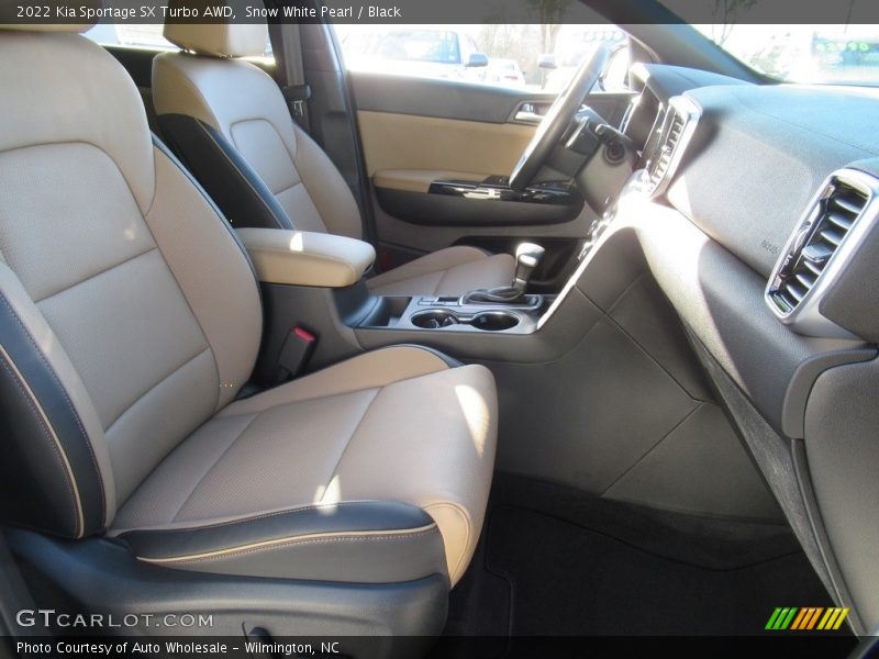 Snow White Pearl / Black 2022 Kia Sportage SX Turbo AWD