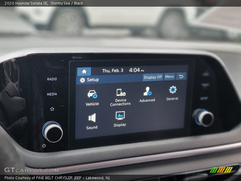 Stormy Sea / Black 2020 Hyundai Sonata SE