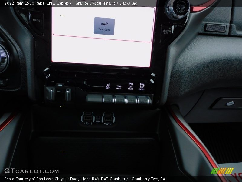Granite Crystal Metallic / Black/Red 2022 Ram 1500 Rebel Crew Cab 4x4
