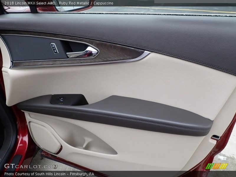 Ruby Red Metallic / Cappuccino 2018 Lincoln MKX Select AWD