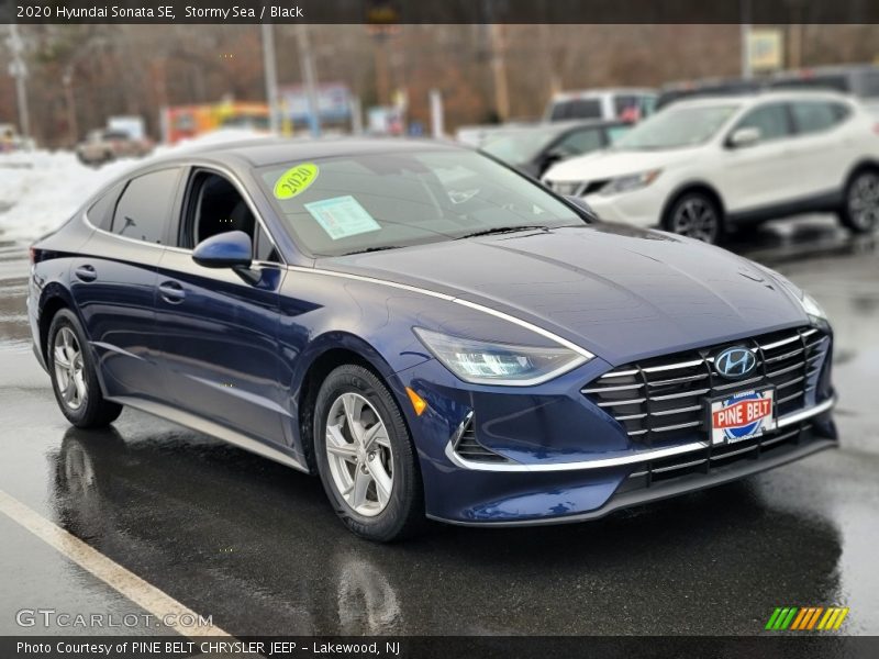 Stormy Sea / Black 2020 Hyundai Sonata SE
