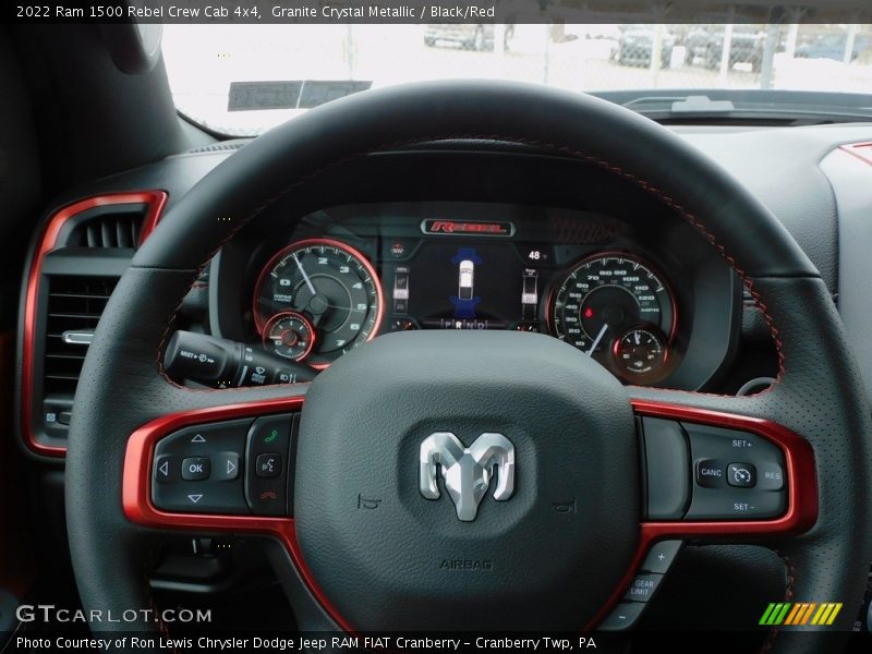  2022 1500 Rebel Crew Cab 4x4 Steering Wheel