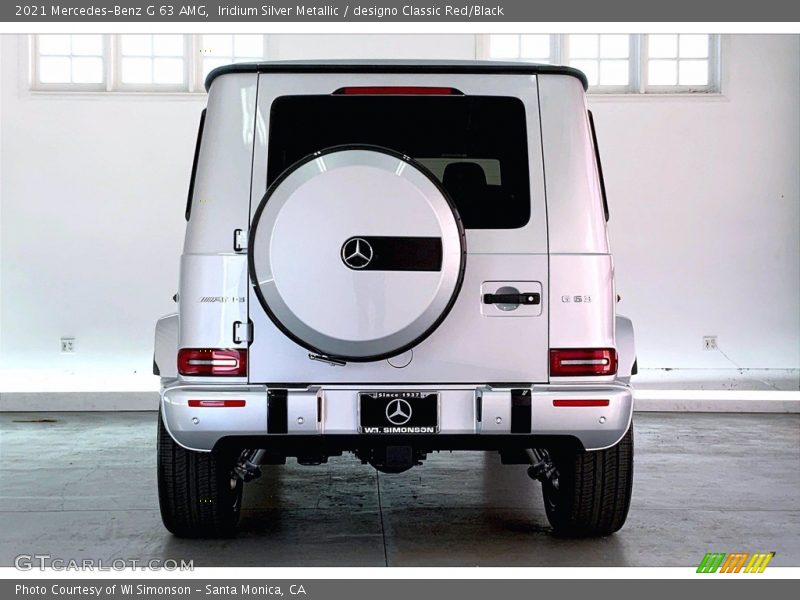 Iridium Silver Metallic / designo Classic Red/Black 2021 Mercedes-Benz G 63 AMG