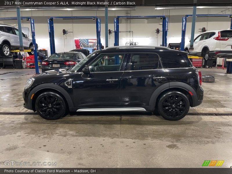 Midnight Black Metallic / Carbon Black 2017 Mini Countryman Cooper S ALL4