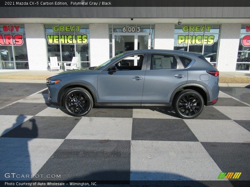 Polymetal Gray / Black 2021 Mazda CX-5 Carbon Edition