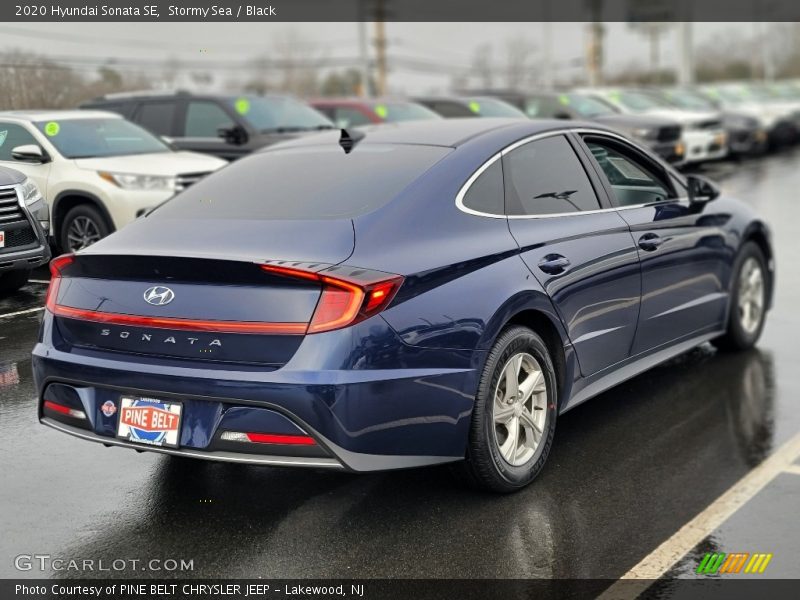 Stormy Sea / Black 2020 Hyundai Sonata SE