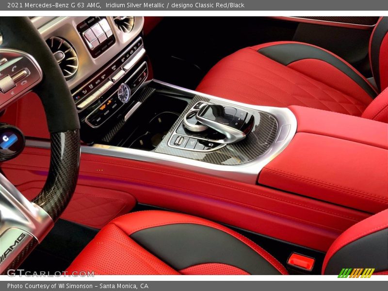 Iridium Silver Metallic / designo Classic Red/Black 2021 Mercedes-Benz G 63 AMG