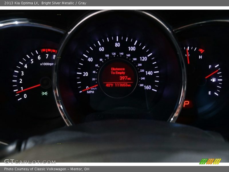 Bright Silver Metallic / Gray 2013 Kia Optima LX