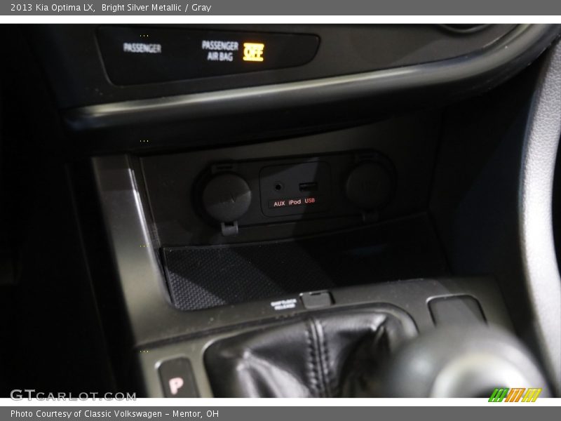 Bright Silver Metallic / Gray 2013 Kia Optima LX