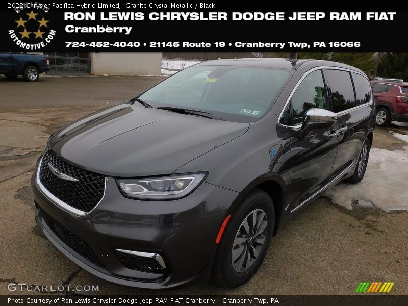 Granite Crystal Metallic / Black 2022 Chrysler Pacifica Hybrid Limited