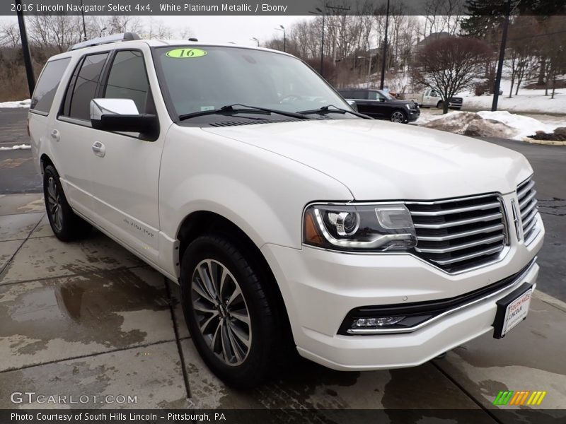  2016 Navigator Select 4x4 White Platinum Metallic