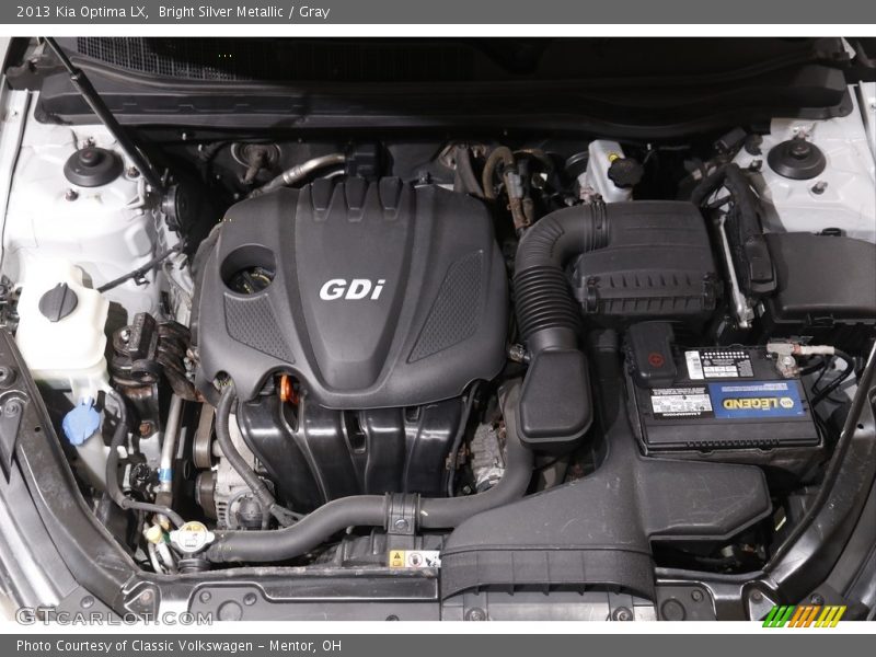 Bright Silver Metallic / Gray 2013 Kia Optima LX