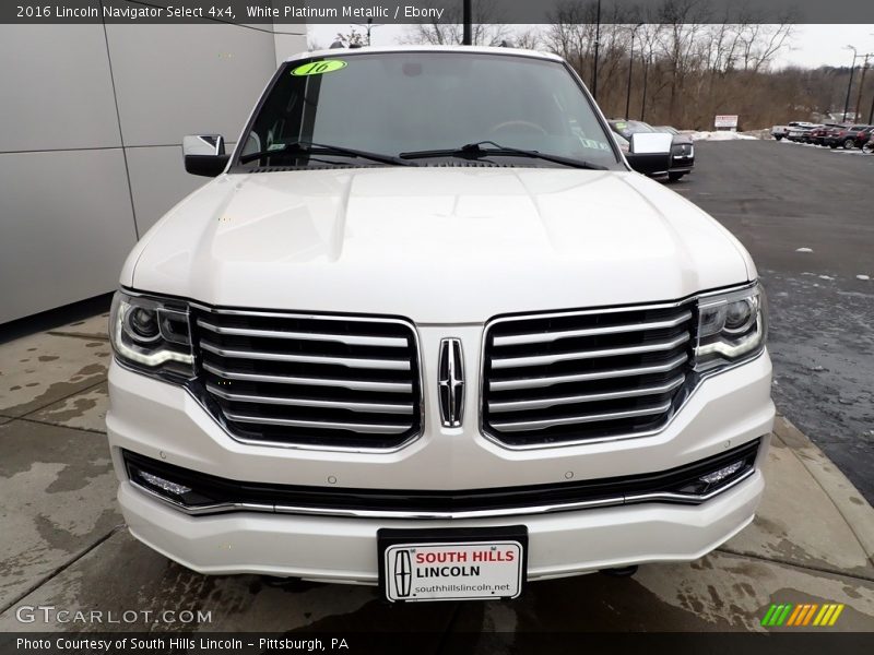 White Platinum Metallic / Ebony 2016 Lincoln Navigator Select 4x4