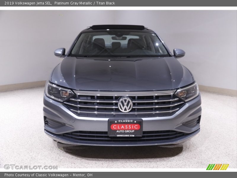 Platinum Gray Metallic / Titan Black 2019 Volkswagen Jetta SEL