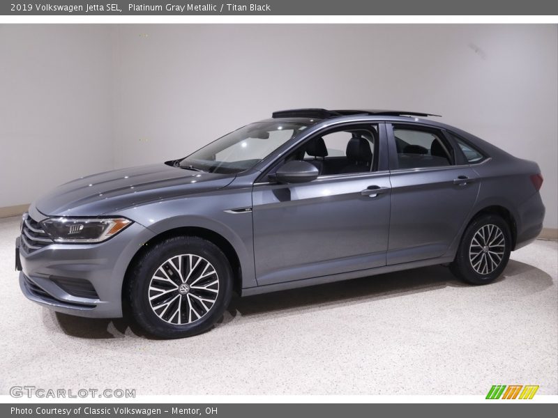 Platinum Gray Metallic / Titan Black 2019 Volkswagen Jetta SEL