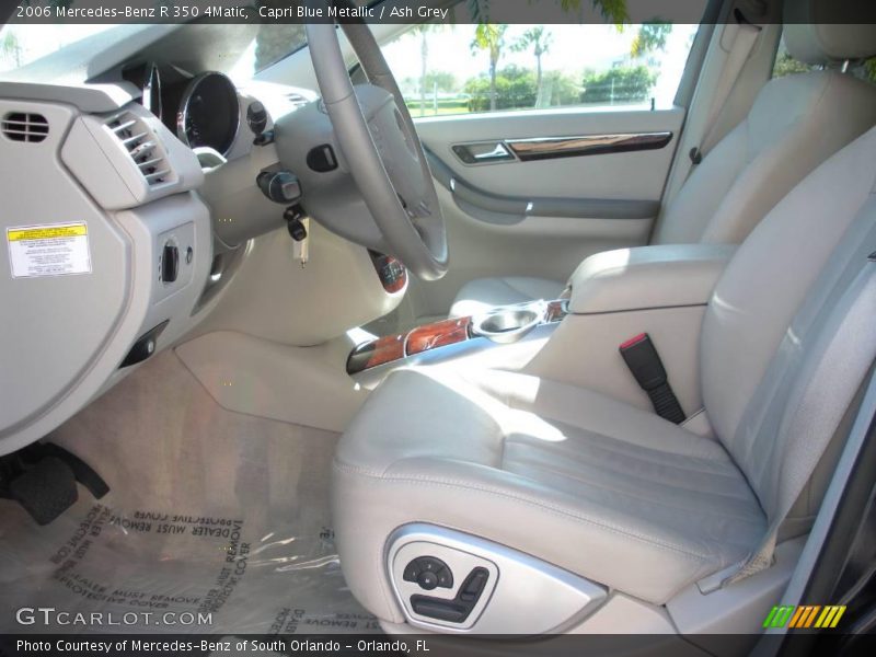 Capri Blue Metallic / Ash Grey 2006 Mercedes-Benz R 350 4Matic