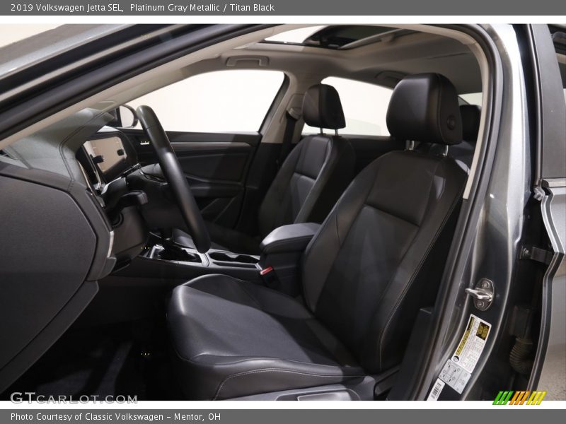 Platinum Gray Metallic / Titan Black 2019 Volkswagen Jetta SEL