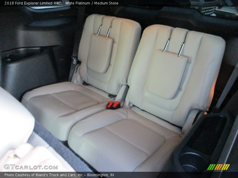 White Platinum / Medium Stone 2018 Ford Explorer Limited 4WD