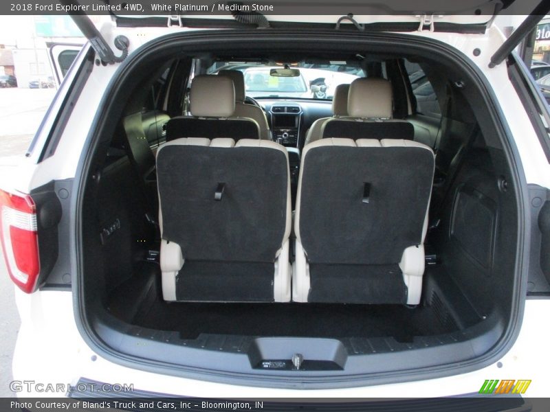 White Platinum / Medium Stone 2018 Ford Explorer Limited 4WD