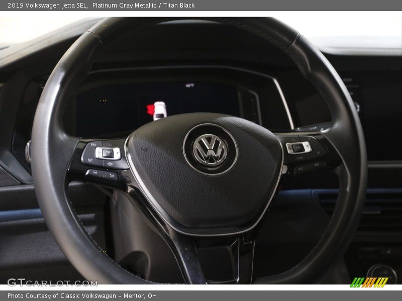 Platinum Gray Metallic / Titan Black 2019 Volkswagen Jetta SEL