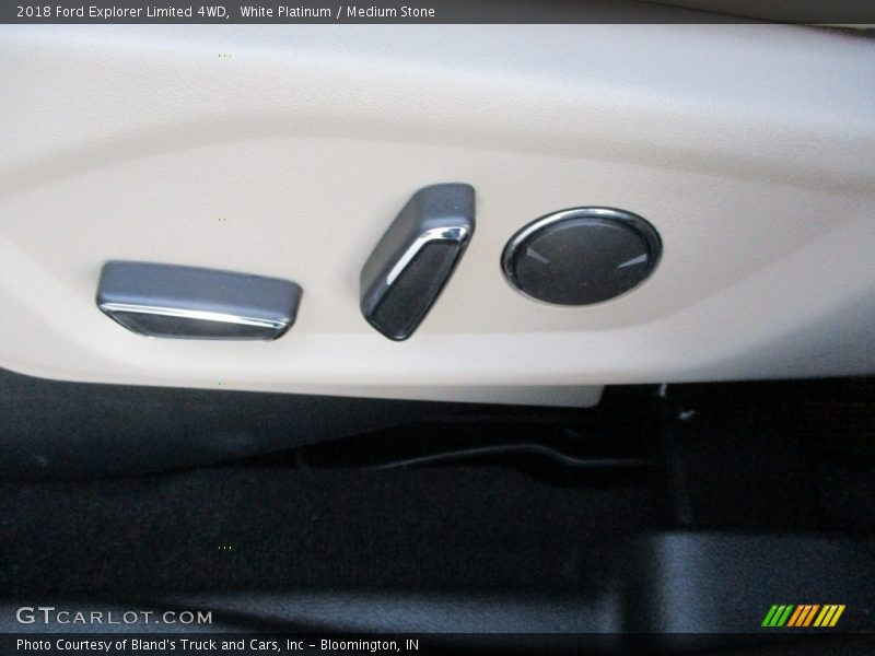 White Platinum / Medium Stone 2018 Ford Explorer Limited 4WD