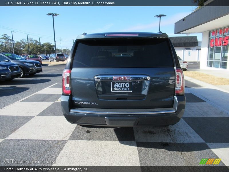 Dark Sky Metallic / Cocoa/Shale 2019 GMC Yukon XL Denali 4WD