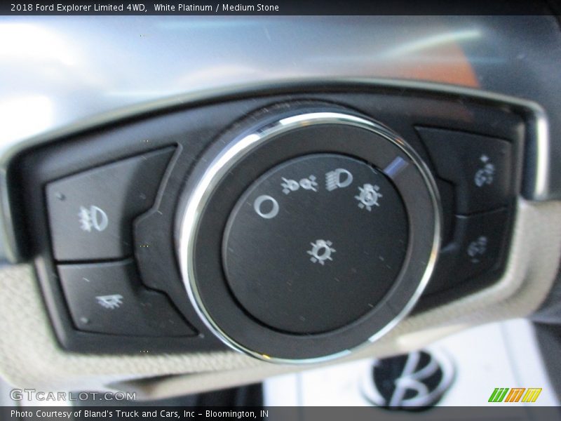 White Platinum / Medium Stone 2018 Ford Explorer Limited 4WD