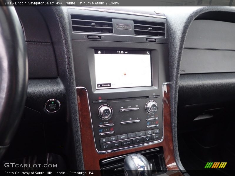 Controls of 2016 Navigator Select 4x4