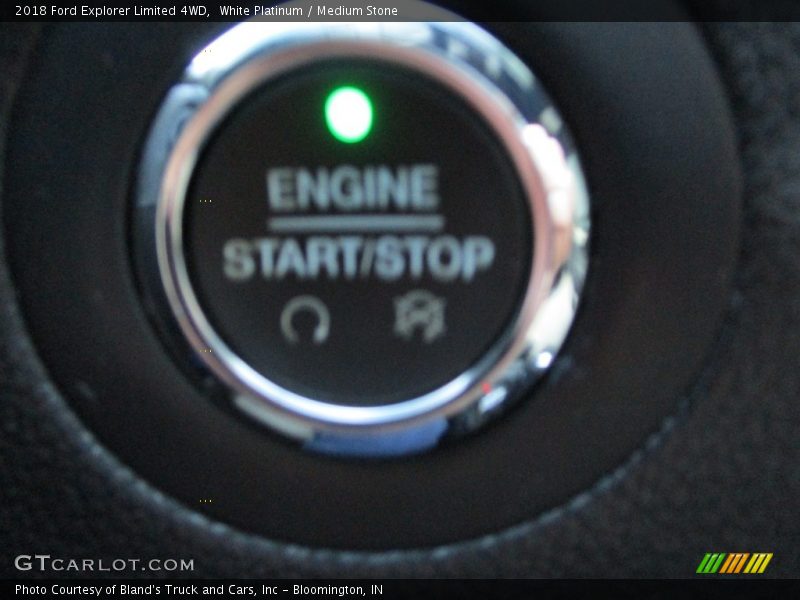 White Platinum / Medium Stone 2018 Ford Explorer Limited 4WD