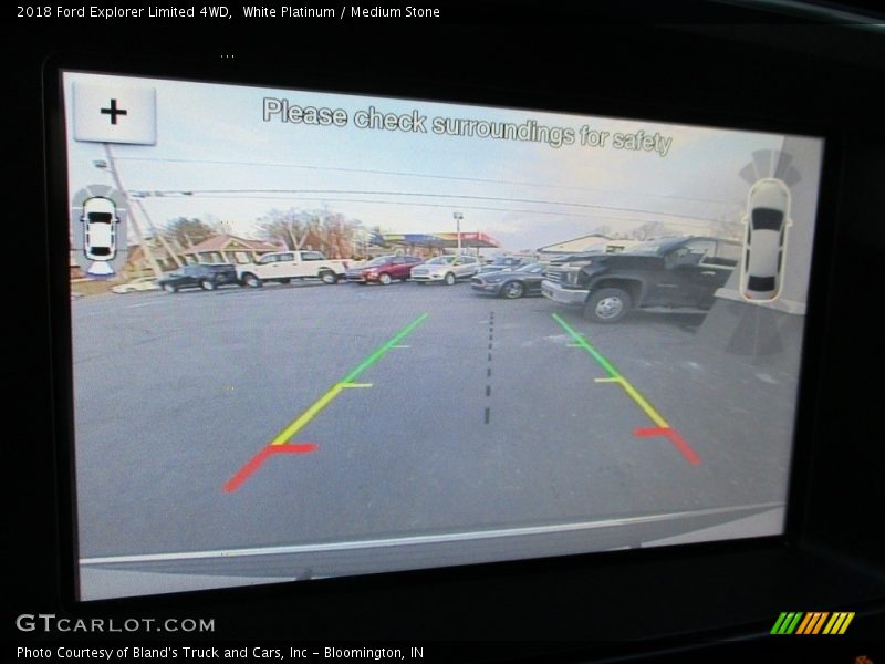 White Platinum / Medium Stone 2018 Ford Explorer Limited 4WD
