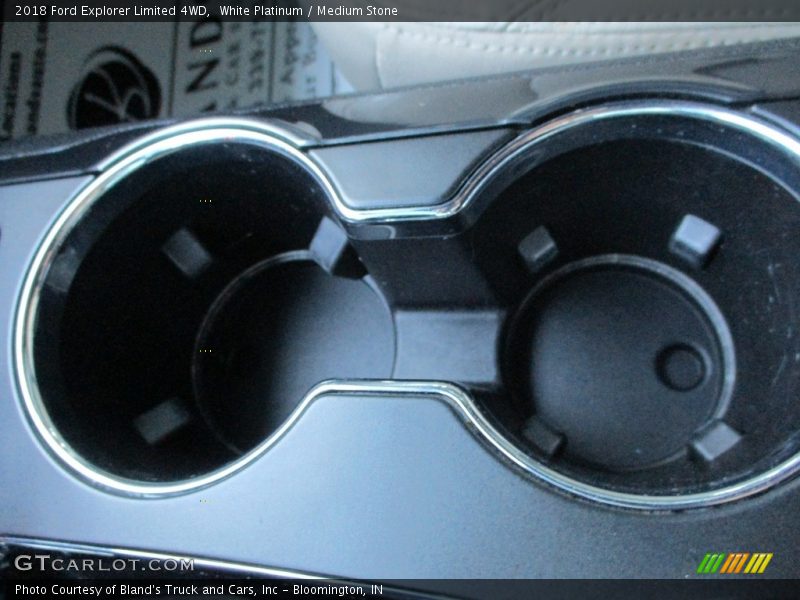 White Platinum / Medium Stone 2018 Ford Explorer Limited 4WD