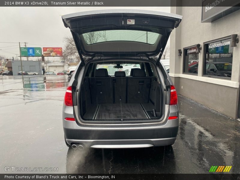 Titanium Silver Metallic / Black 2014 BMW X3 xDrive28i