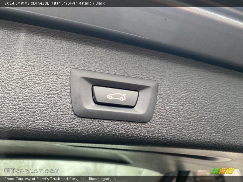 Titanium Silver Metallic / Black 2014 BMW X3 xDrive28i