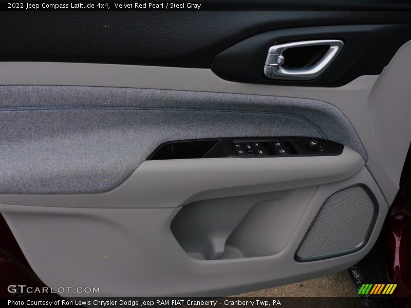 Velvet Red Pearl / Steel Gray 2022 Jeep Compass Latitude 4x4