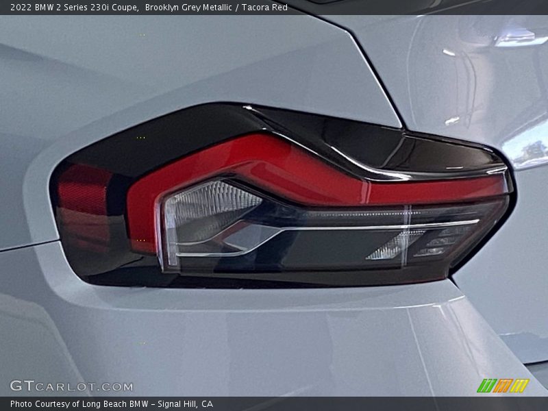 Brooklyn Grey Metallic / Tacora Red 2022 BMW 2 Series 230i Coupe