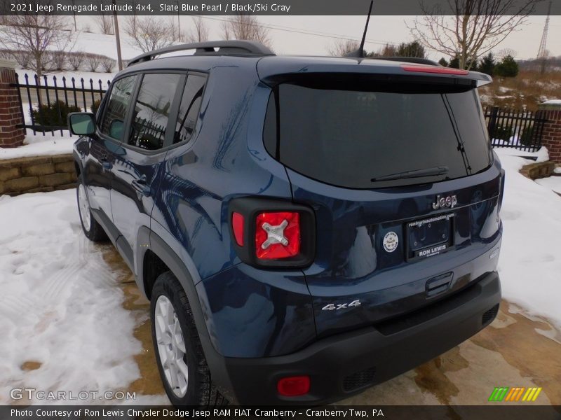 Slate Blue Pearl / Black/Ski Gray 2021 Jeep Renegade Latitude 4x4