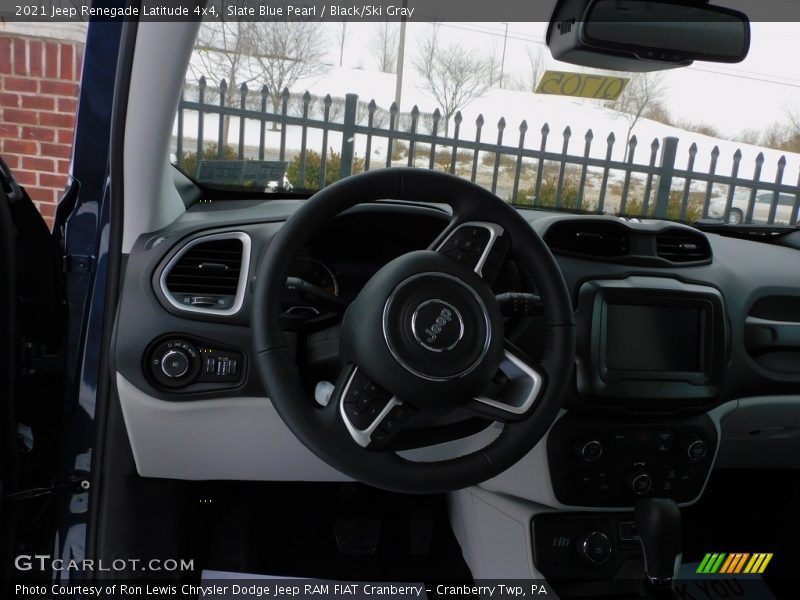 Slate Blue Pearl / Black/Ski Gray 2021 Jeep Renegade Latitude 4x4