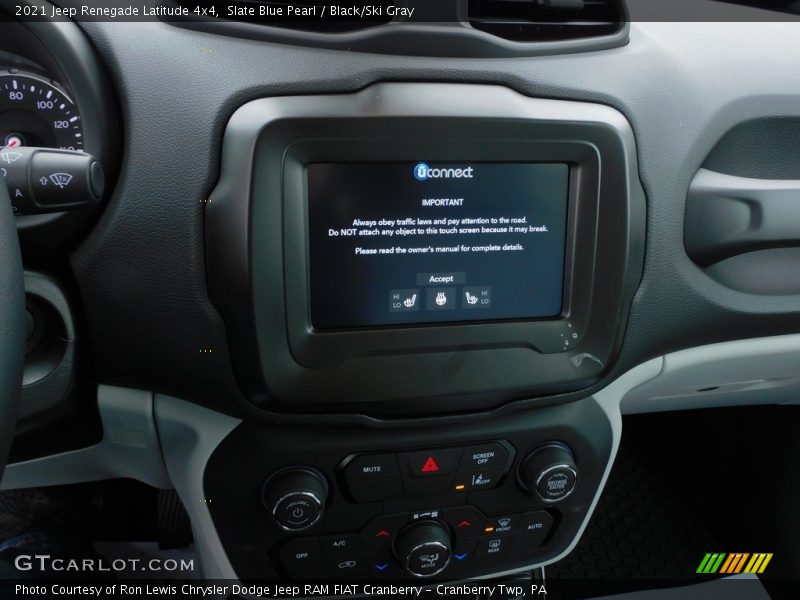 Slate Blue Pearl / Black/Ski Gray 2021 Jeep Renegade Latitude 4x4