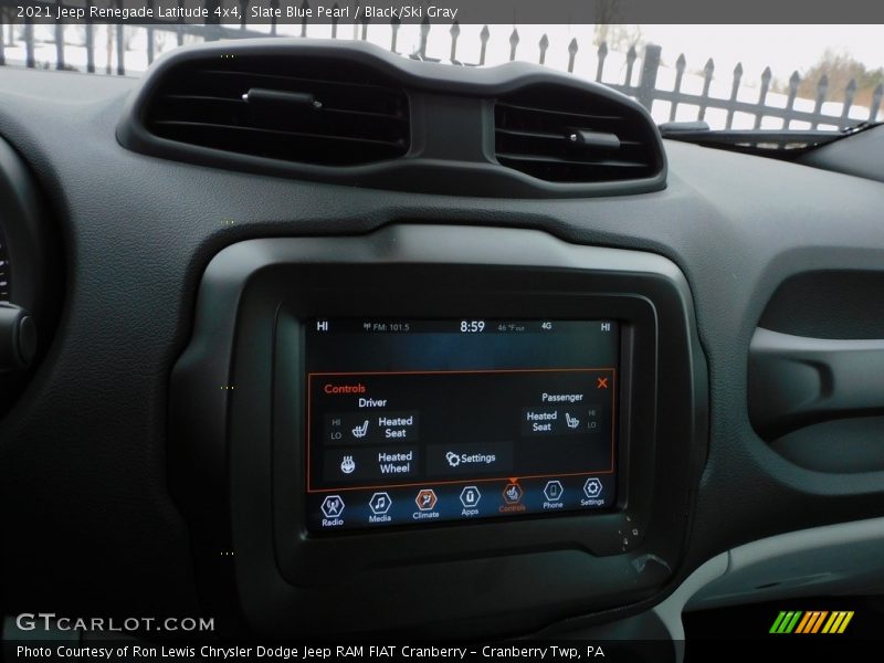 Slate Blue Pearl / Black/Ski Gray 2021 Jeep Renegade Latitude 4x4