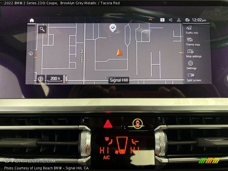 Brooklyn Grey Metallic / Tacora Red 2022 BMW 2 Series 230i Coupe